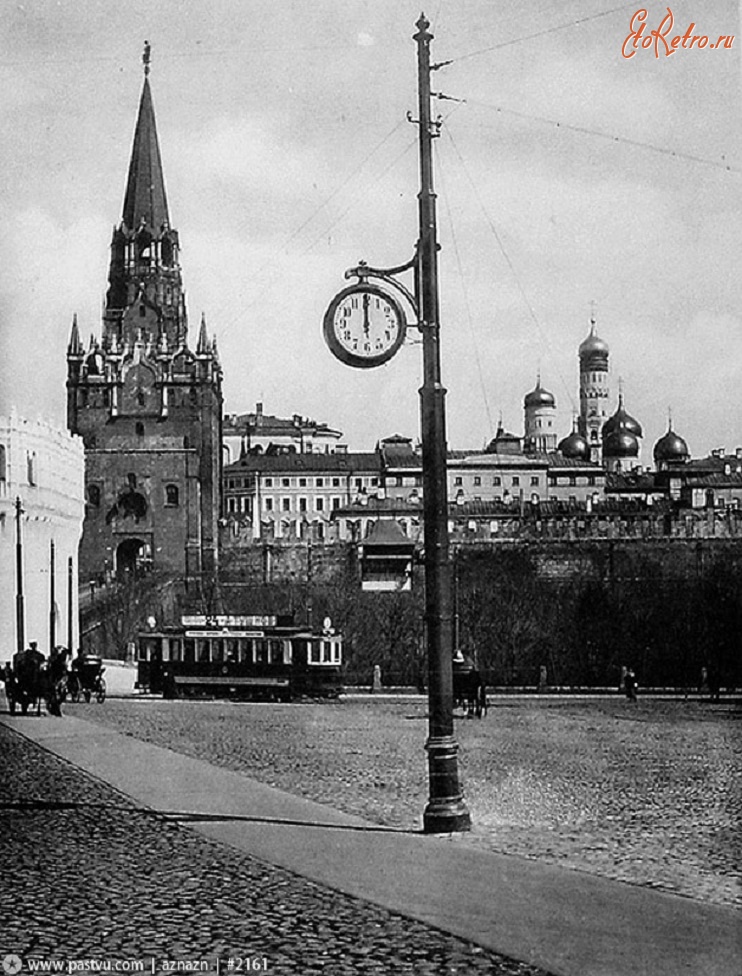 Москва - Кремль. Троицкие ворота 1912, Россия, Москва,