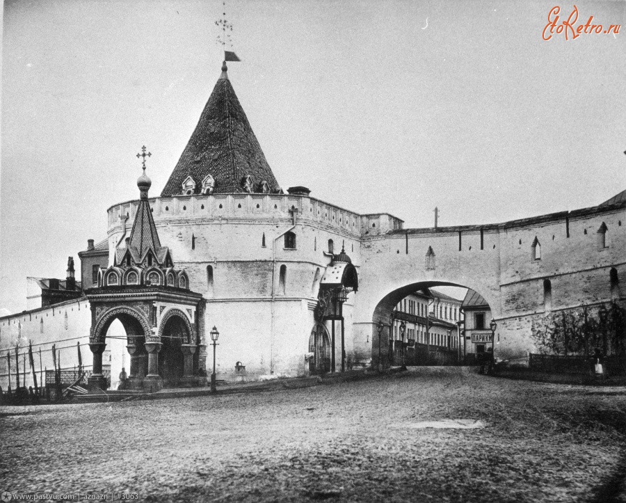 Москва - Варварские ворота Китай-города 1884, Россия, Москва