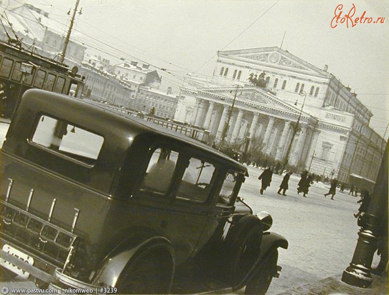 Москва - Театральная площадь 1931, Россия, Москва,