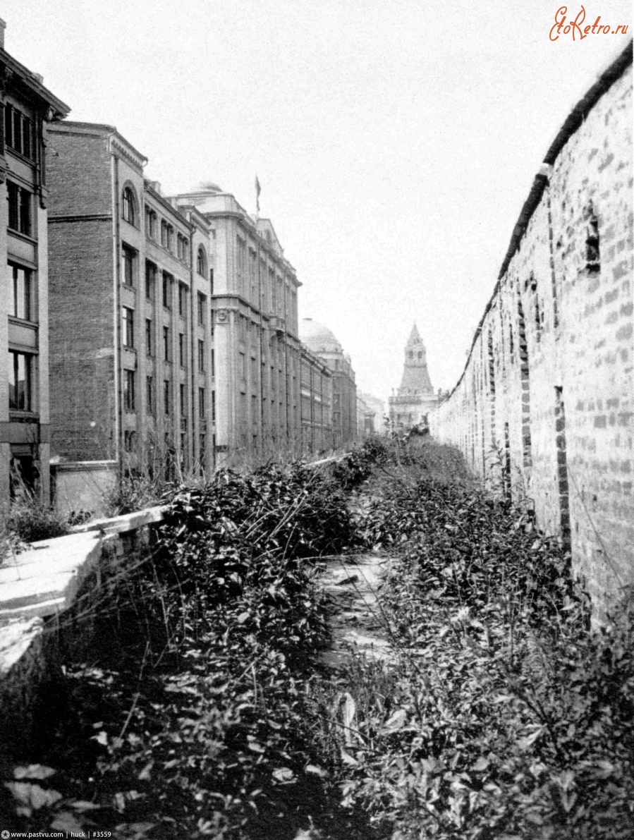 Москва - Старая площадь до сноса Китайгородской стены 1920—1926, Россия, Москва,