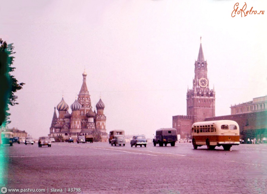 Москва - Красная площадь 1960, Россия, Москва,