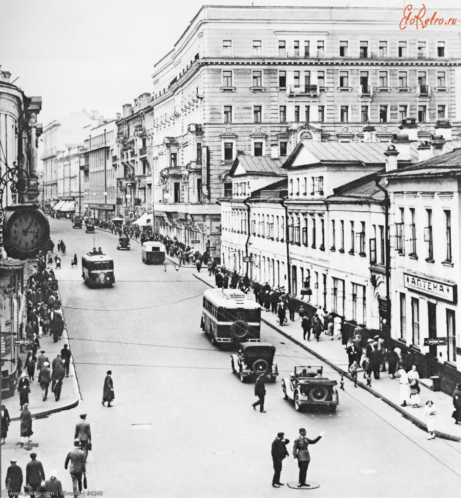 Москва - Улица Горького 1936—1937, Россия, Москва,