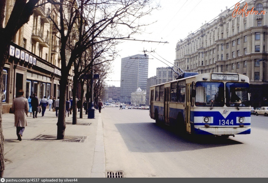 Москва - Улица Горького 1991—1992, Россия, Москва,