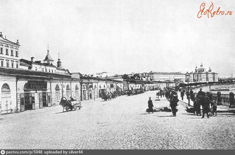 Москва - Москворецкая набережная и Зарядье 1900—1910, Россия, Москва,