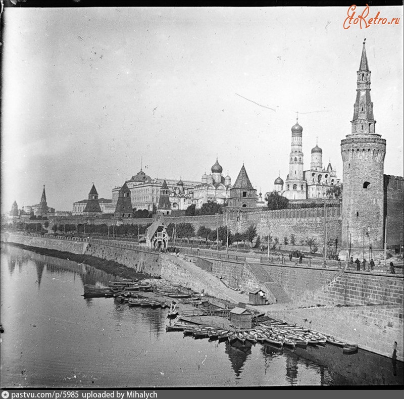 Москва - Вид на Кремль 1920—1930, Россия, Москва,