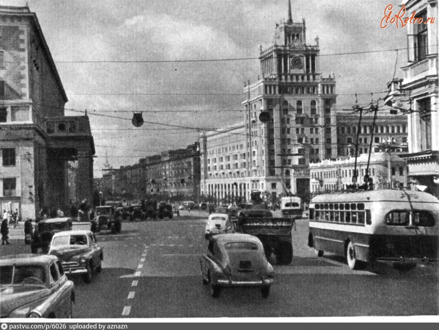 Москва - Площадь Маяковского 1957, Россия, Москва,