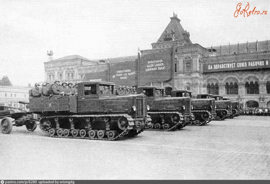 Москва - Парад 7 ноября 1940, Россия, Москва,