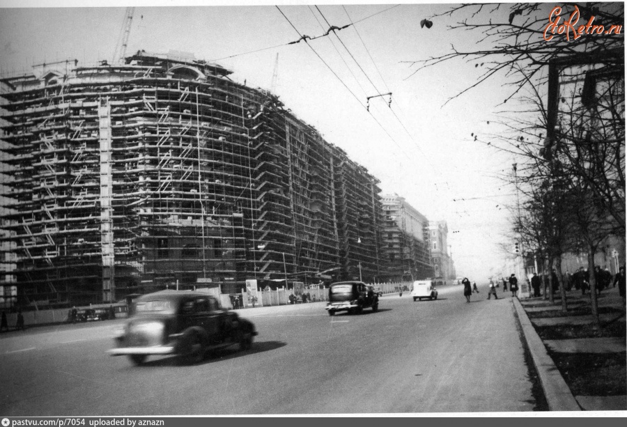 Москва - Улица Горького 1948—1949, Россия, Москва,