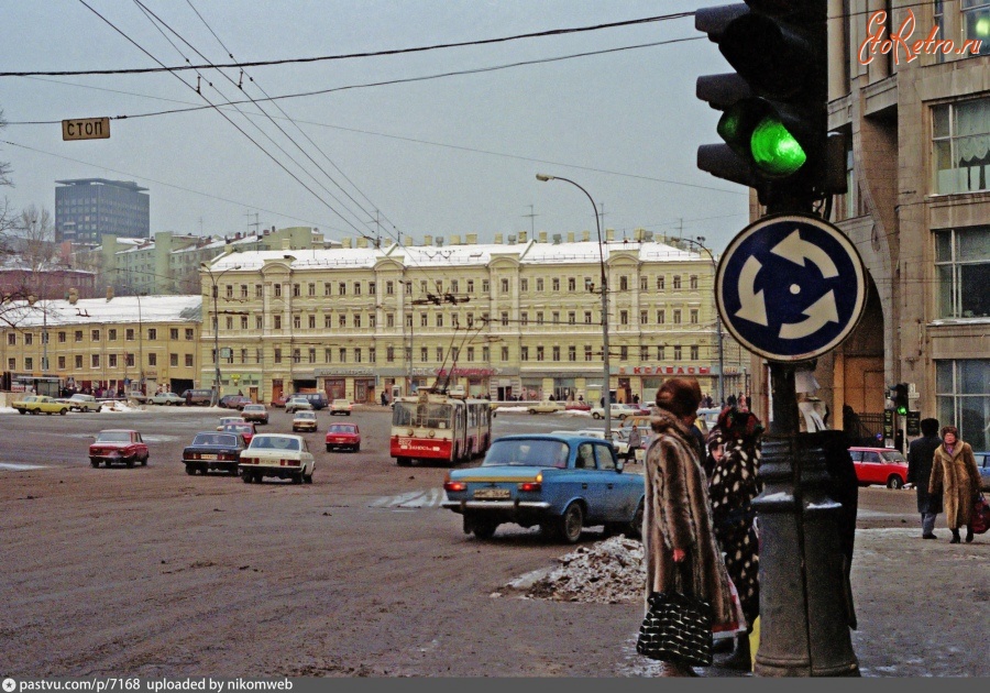 Москва - Площадь Ногина (Славянская) 1991, Россия, Москва,