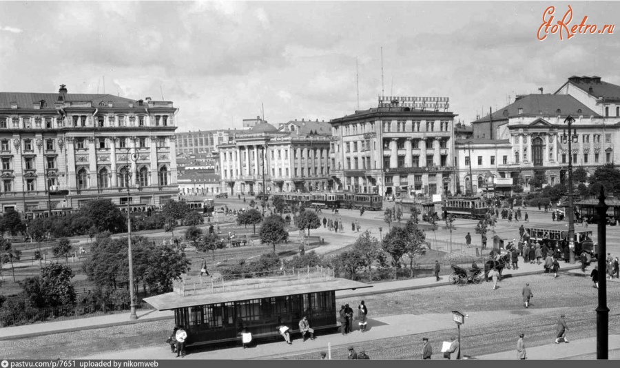 Москва - ПлощадьСвердлова (Театральная) 1931, Россия, Москва,