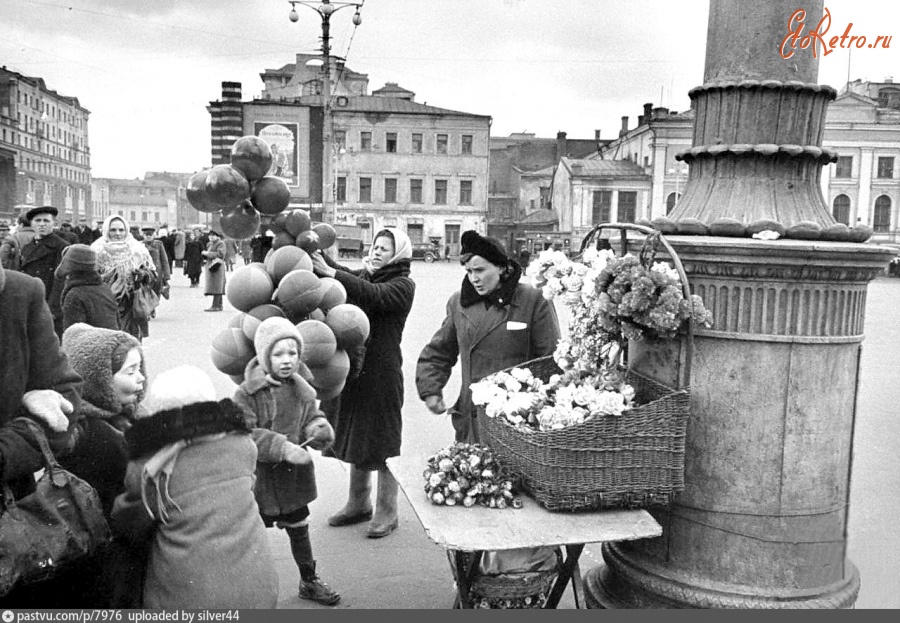 Москва - Пушкинская пл  1947, Россия, Москва,