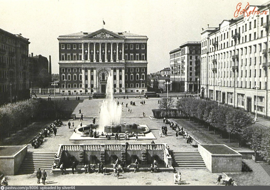 Москва - Советская площадь 1947, Россия, Москва,