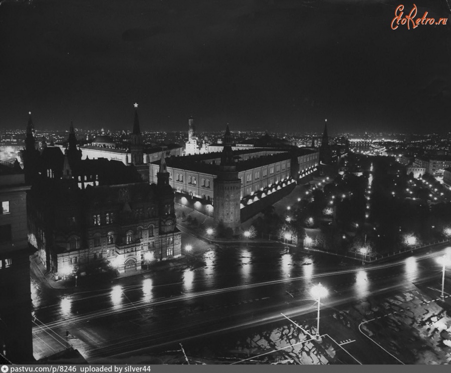 Москва - Ночная Москва 1955, Россия, Москва,