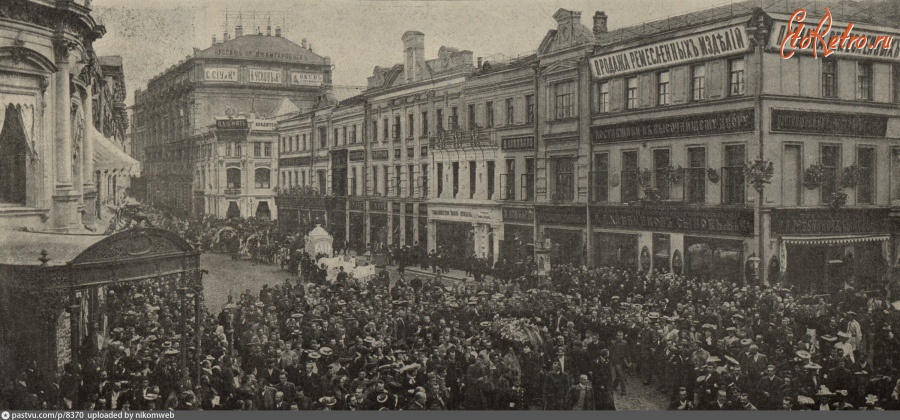 Москва - Похороны А. П. Чехова 1904, Россия, Москва,