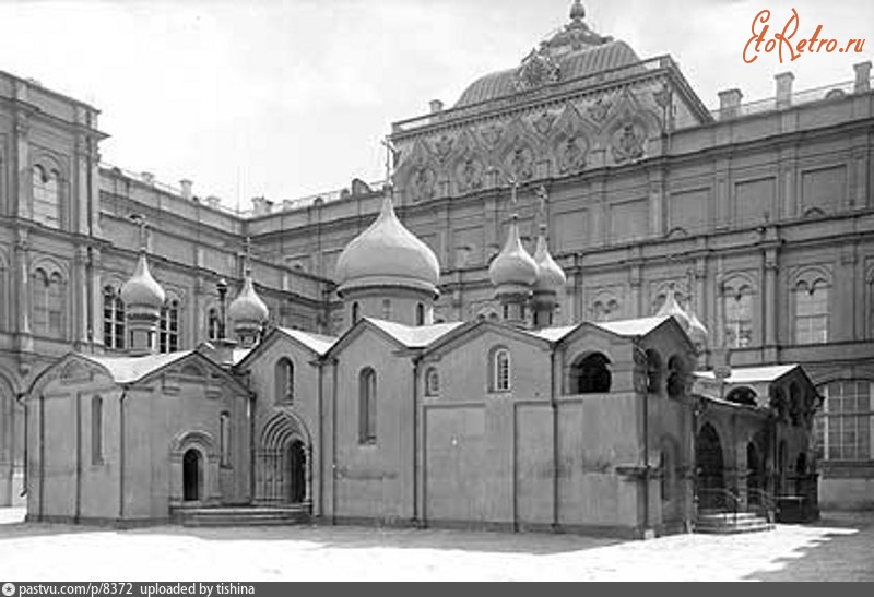 Москва - Церковь Спаса на Бору в Кремле 1905—1917, Россия, Москва,
