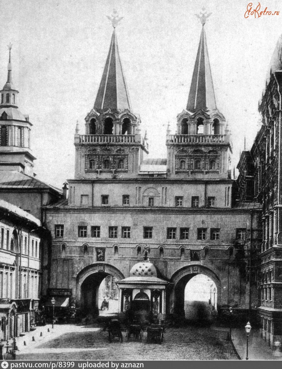 Москва - Воскресенские ворота 1884, Россия, Москва,