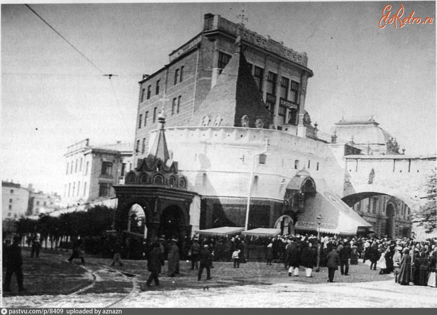 Москва - Варварские ворота Китай-города 1912—1917, Россия, Москва,