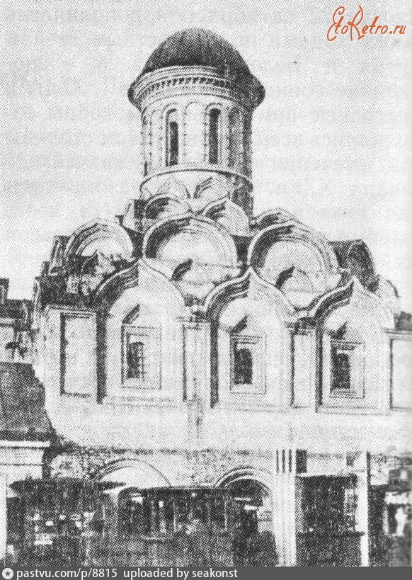 Москва - Отреставрированный Казанский собор перед сносом 1936, Россия, Москва,