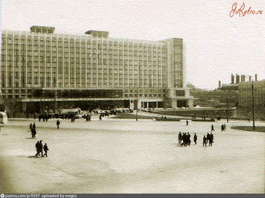 Москва - Гостиница «Россия». Вид от собора Василия Блаженного 1967, Россия, Москва,