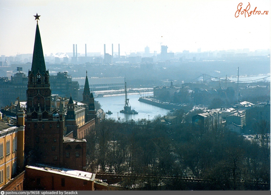 Москва - Вид с балкона ресторана гостиницы «Москва» 1996, Россия, Москва,