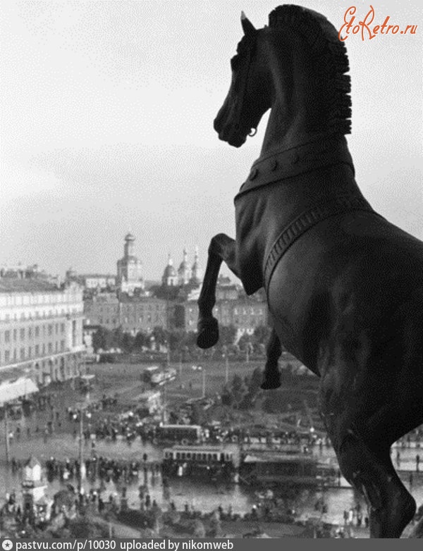 Москва - Вид с Большого театра 1922—1930, Россия, Москва,