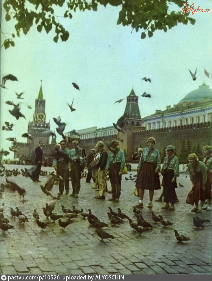 Москва - Артековцы на Красной площади 1963, Россия, Москва,