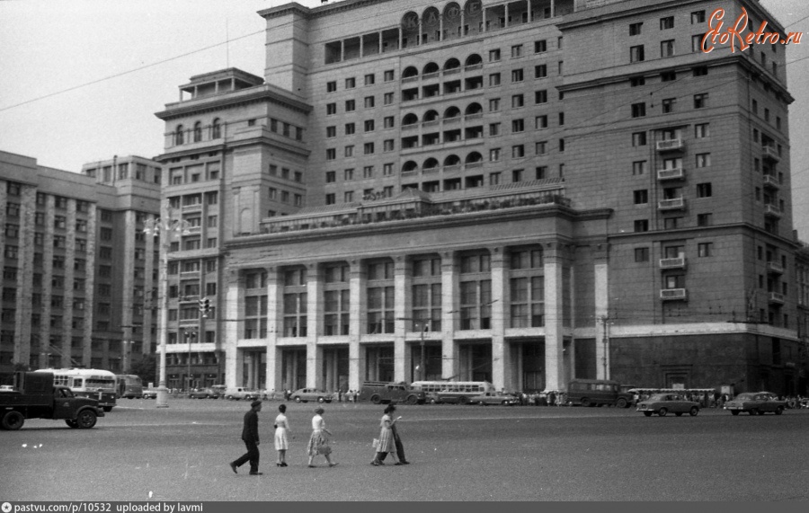 Москва - Манежная площадь, август 1960, Россия, Москва,