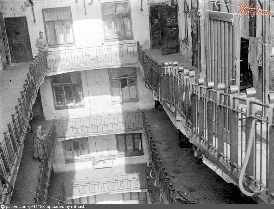 Москва - «Дом-корабль» в Псковском переулке (8) 1940—1941, Россия, Москва,