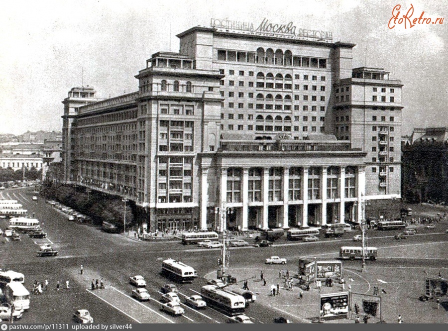 Москва - остиница «Москва» 1961, Россия, Москва,
