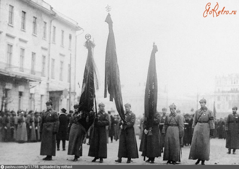 Москва - Похороны Фрунзе 1925, Россия, Москва,