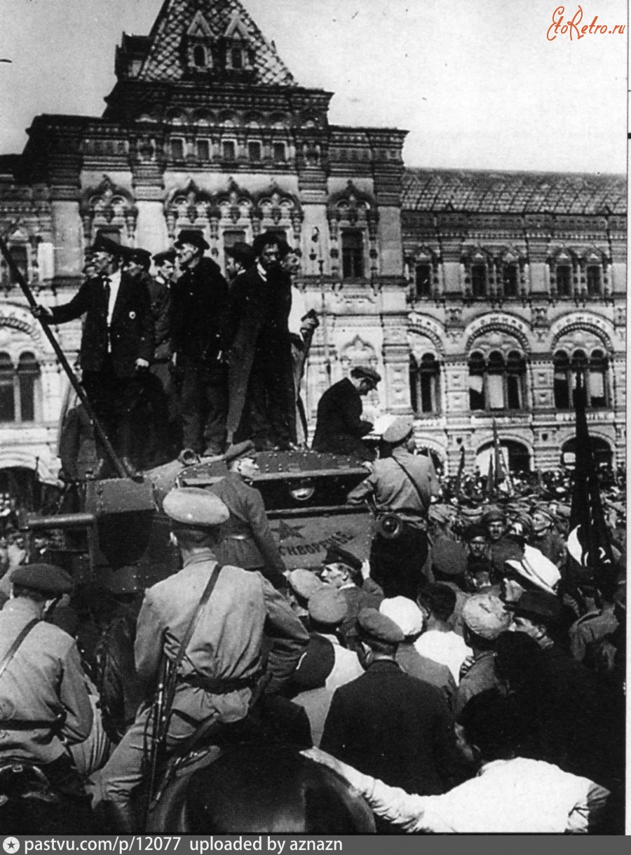 Москва - На Красной площади 1918, Россия, Москва,