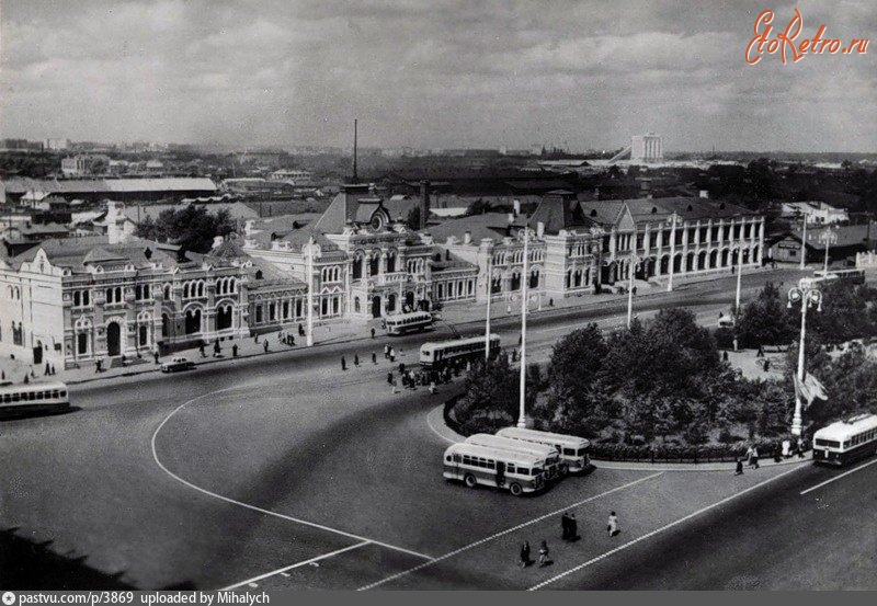 Москва - Рижский вокзал 1954, Россия, Москва,