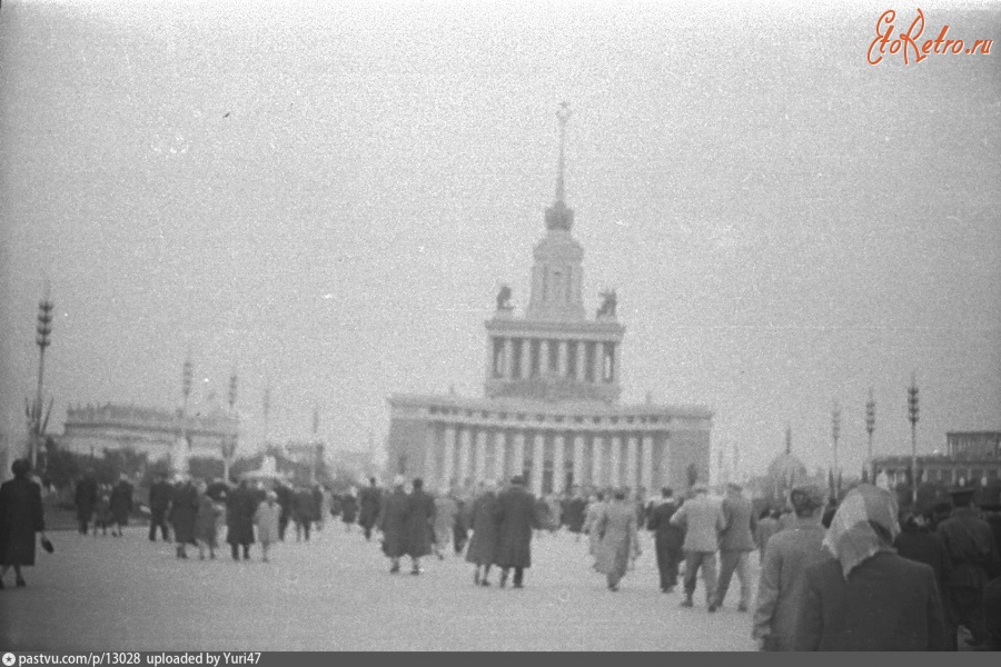 Москва - ВСХВ Главный павильон 1958—1960, Россия, Москва,