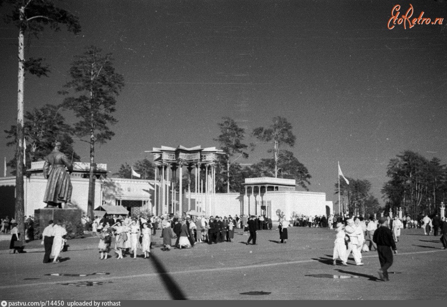 Москва - ВСХВ. Павильон Узбекской ССР 1939, Россия, Москва,