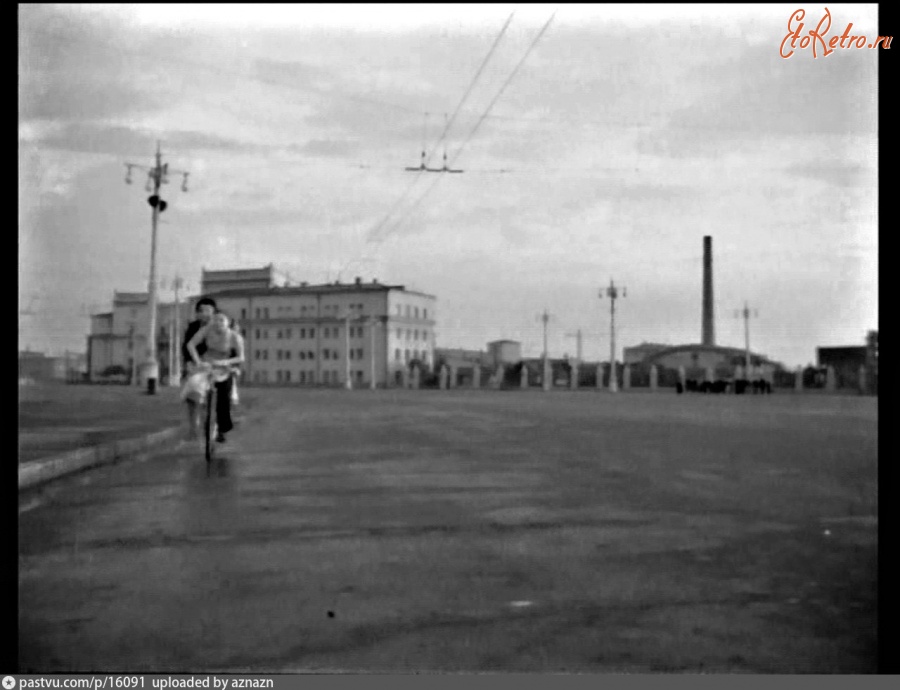 Москва - Вид в сторону киностудии им. Горького 1956, Россия, Москва,