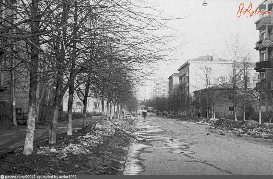 Москва - Начало Нижней Первомайской улицы в начале 70-х