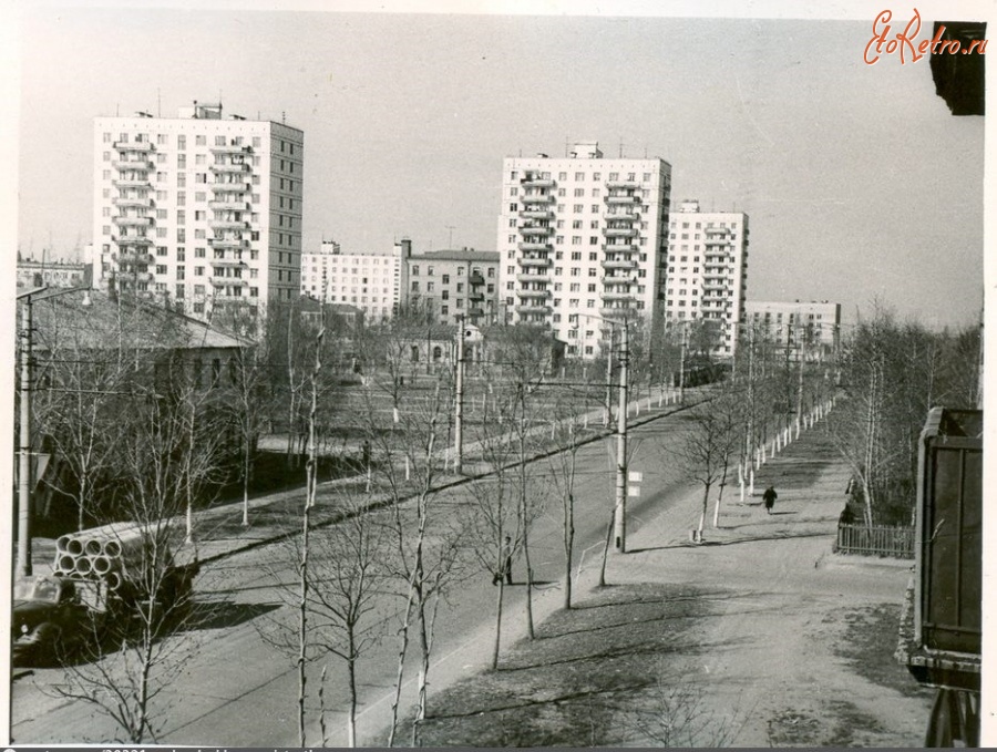 Москва - Вид с балкона дома 27 по улице Юных Ленинцев