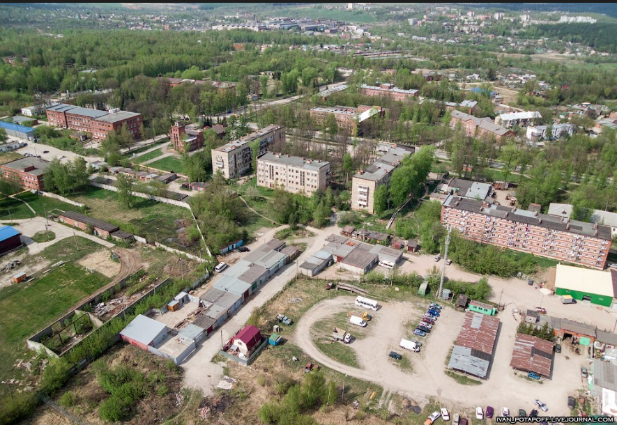 Алексин - Город Алексин с высоты.  2010 год. Фотография Потапова И.