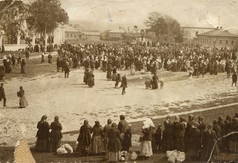 Венев - Старый Венёв. Красная Площадь 1920 год.