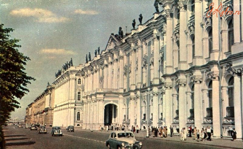 Санкт-Петербург - Дворцовая набережная. Зимний дворец