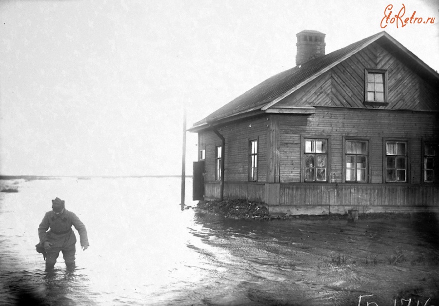 Санкт-Петербург - Катастрофические последствия наводнения 23 сентября 1924 года