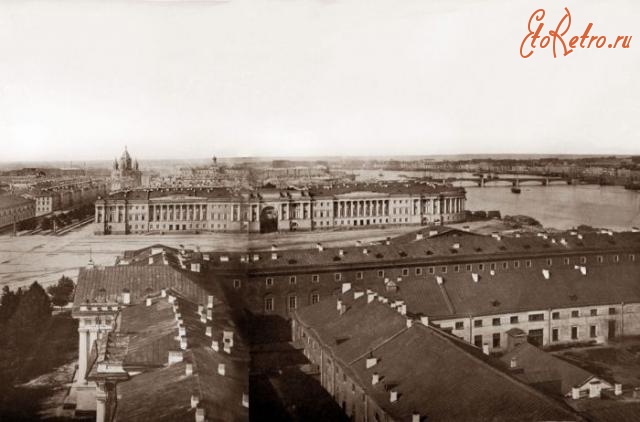 Санкт-Петербург - Вид на Сенатскую площадь.