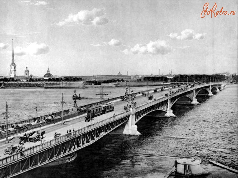 Санкт-Петербург - Троицкий мост через Неву