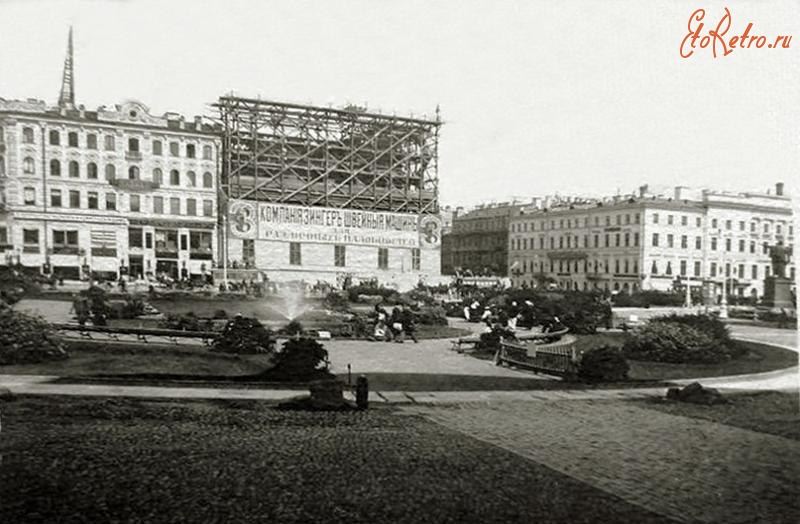 Санкт-Петербург - Строительство дома компании Зингер.