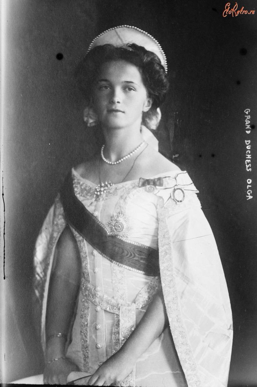 Санкт-Петербург - Grand Duchess Olga Nikolaevna of Russia in Court dress