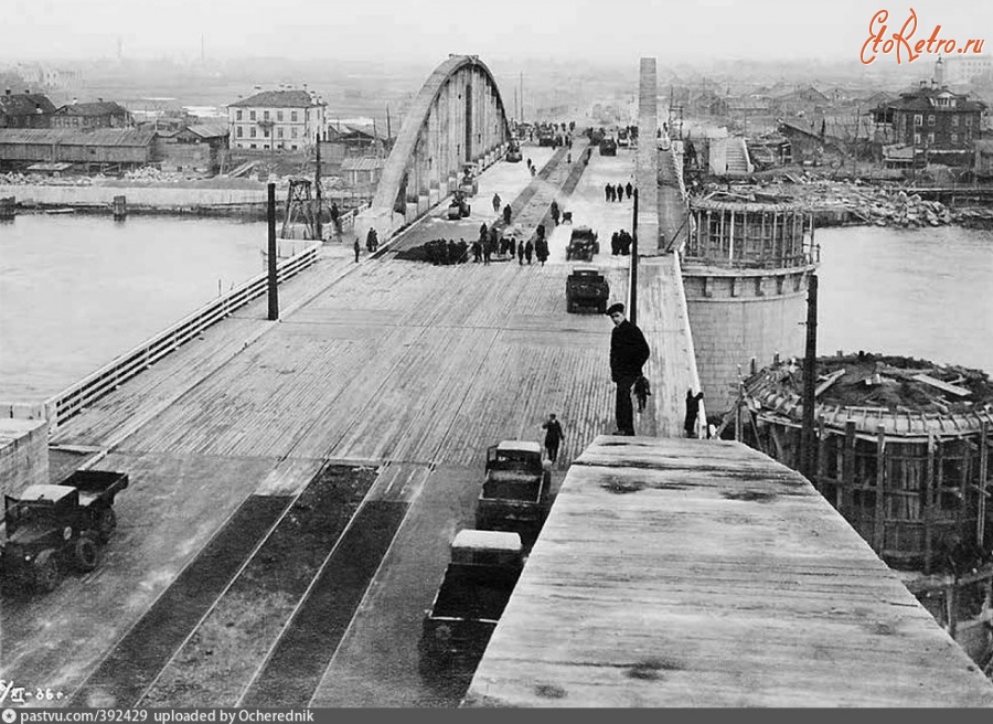 Санкт-Петербург - Володарский мост в день официального открытия 6 ноября 1936 года