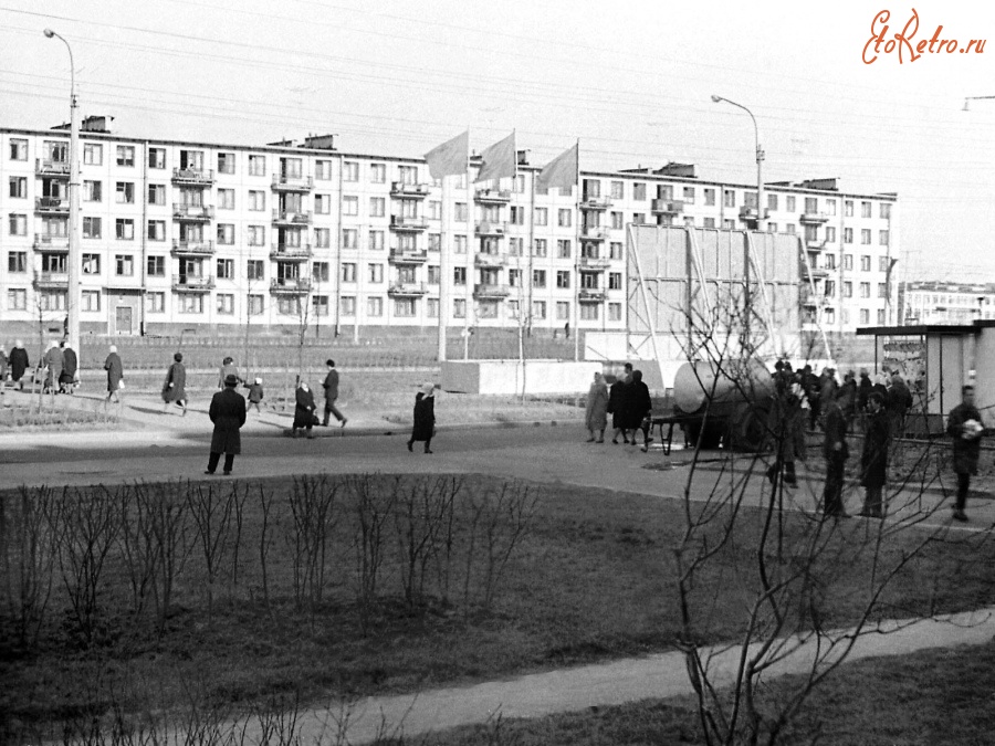 Санкт-Петербург - Ленинград, проспект Космонавтов, 1968