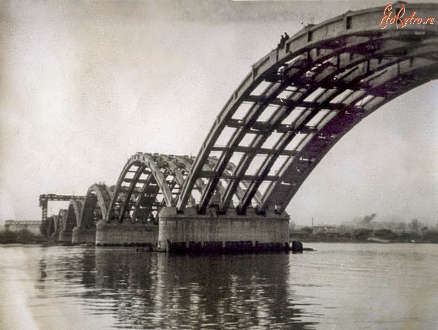 Бийск - Бийск, строительство коммунального моста, 1960-е