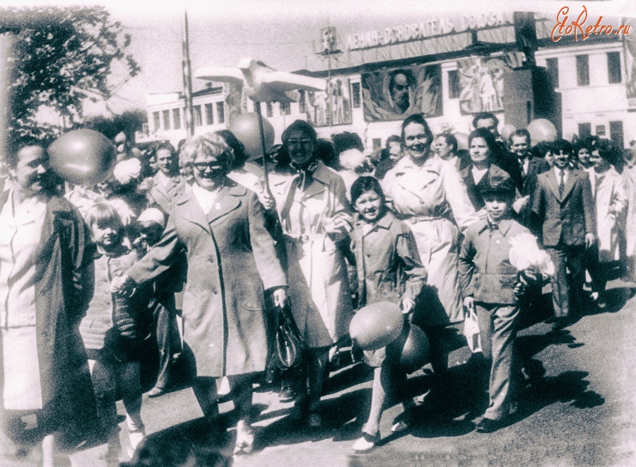 Димитровград - Советские демонстрации