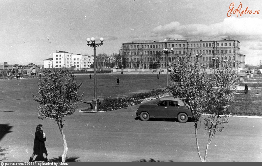 Хабаровск - Будущая площадь Ленина до первой реконструкции
